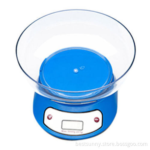 Digital kitchen scales with auto zero resetting and auto shut off